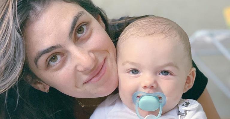 Mariana Uhlmann fala sobre nova fase do filho caçula, Vicente: ''Cada dia admirando mais os irmãos''