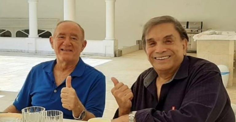 Renato Aragão relembra bonito registro ao lado de Dedé Santana: ''Muito especial''