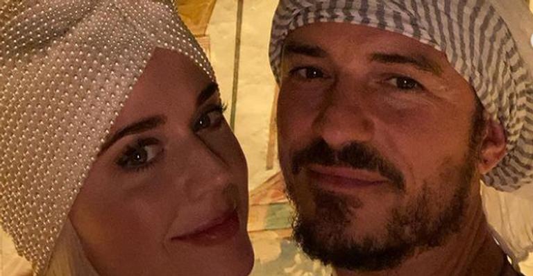 Na Itália, Orlando Bloom divide clique raro ao lado de Katy Perry e do filho, Flynn: ''Amor''
