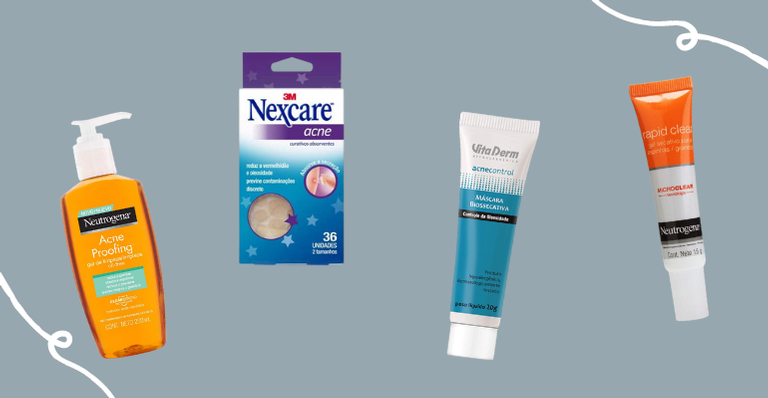 Skincare: 6 produtos que vão te ajudar a combater a acne 