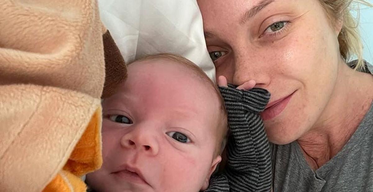 Luiza Possi explode o fofurômetro ao publicar fotos do recém-nascido: ''Meu filho é lindo demais''