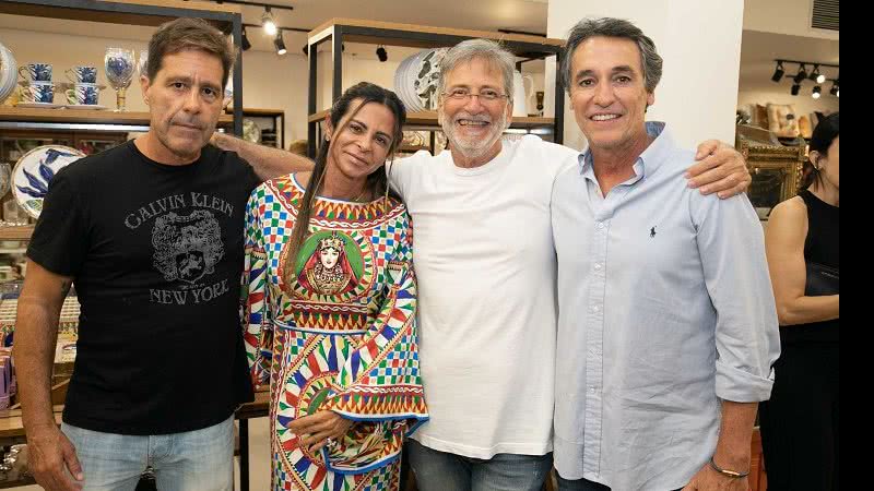 Hugo Meirelles, Mônica Santana, Fernando Andrade e Marcelo Piriquito marcam presença na inauguração - Miguel Sá