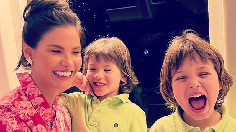 Mãe de dois, Andressa Suita surge ao lado dos filhos com Gusttavo Lima - Reprodução/Instagram