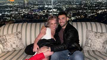 Britney Spears divide momento romântico com o noivo, Sam Asghari - Foto/Instagram