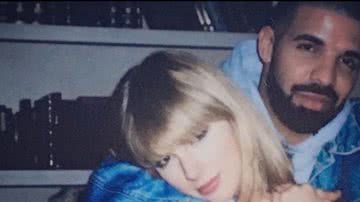 Drake postou um clique abraçado com Taylor Swift - Reprodução: Instagram