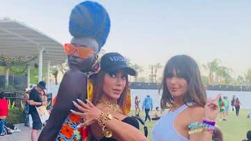 Isis Valverde encontra Anitta no Coachella - Reprodução/Instagram