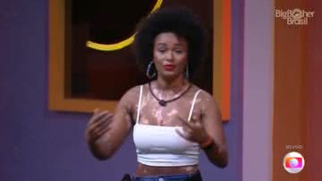 Durante Jogo da Discórdia no BBB 22, Natália usa expressão capacitista - Reprodução/Globo