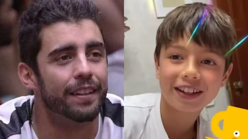 Filho de Pedro Scooby faz campanha para manter o pai no BBB 22 - Foto: Globo/Instagram