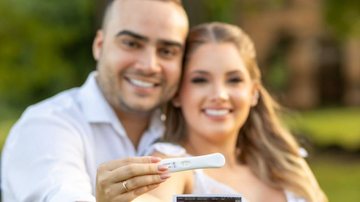 Clara Teixeira e Rey Costa celebram primeira gravidez durante cerimônia de casamento - Foto/Instagram