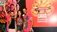 Vinicius, Larissa e Luciano na Sapucaí - George Magaraia/CARAS