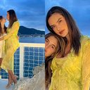 Alessandra Ambrosio posa ao lado da filha, Anja - Reprodução/Instagram
