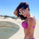 Bruna Biancardi posa de biquíni na praia - Reprodução/Instagram