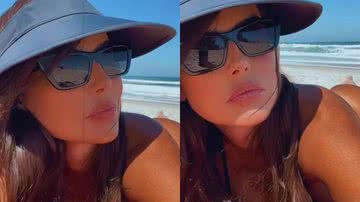 Deborah Secco posa de biquíni na praia - Reprodução/Instagram