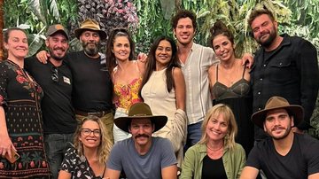 Elenco e equipe da novela 'Pantanal' se reúnem em jantar - Reprodução/Instagram