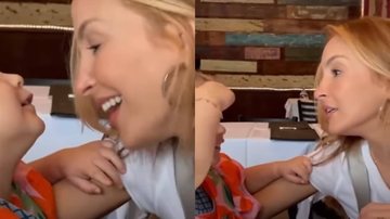 Claudia Leitte encanta ao mostrar vídeo trocando carinhos com a filha - Reprodução/Instagram
