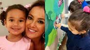 Ticiane Pinheiro encanta ao mostrar Manuella na escola - Reprodução/Instagram