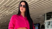 Graciele Lacerda rouba a cena em aeroporto com look de barriga de fora - Reprodução/Instagram