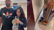 Viviane Araújo se pesa e revela quando já atingiu na balança - Reprodução/Instagram