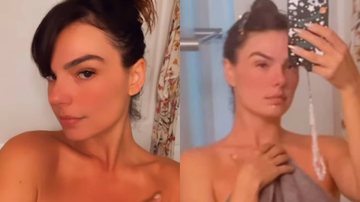 Isis Valverde esbanja beleza ao surgir de toalha - Reprodução/Instagram
