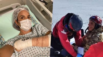Ivete Sangalo posta vídeo de acidente esquiando no Chile - Foto/Instagram