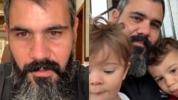 Juliano Cazarré posta vídeo fofo com os filhos e pede orações para a caçula - Reprodução/Instagram