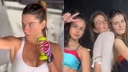 Mariana Goldfarb treina com as atrizes Camila Queiroz e Yanna Lavigne - Reprodução/Instagram