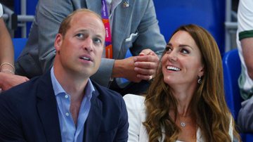 Kate Middleton e Príncipe William levam Princesa Charlotte para competição de natação - Foto/Getty Images