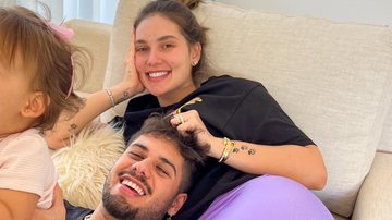 Zé Felipe mostra reação divertida de Maria Alice ao receber um beijo de Virgínia Fonseca - Foto/Instagram
