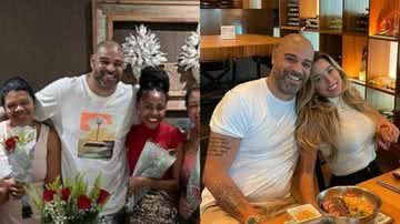 Ex-jogador de futebol Adriano Imperador participa de festa sem Micaela Mesquita e deixa seguidores curiosos - Foto: Reprodução / Instagram
