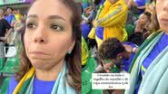 Belle Silva posta vídeo chorando após eliminação do Brasil da Copa do Catar - Foto: Reprodução/ Instagram