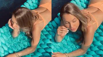 Carla Diaz ostenta corpaço de biquíni na piscina - Reprodução/Instagram