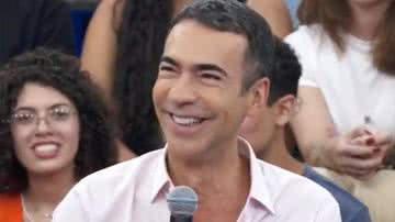 Cesar Tralli fala sobre a sua marmita em participação no 'Altas Horas' - Foto: Reprodução / Globo