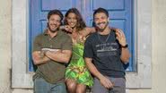 Chay Suede, Lucy Alves e Romulo Estrela protagonizam o elenco de Travessia - Foto: Fábio Rocha/TV Globo