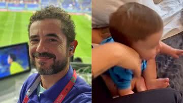 No Catar, Felipe Andreoli lamenta saudade do filho caçula - Reprodução/Instagram