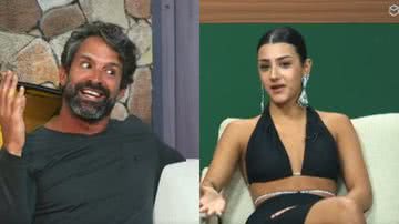 Peões Bia Miranda e Iran Malfitano estiveram juntos na finalíssima do reality show rural A Fazenda 14 - Foto: Reprodução / Twitter