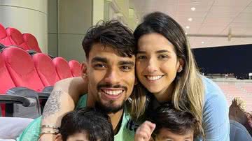 Duda Fournier, esposa de Lucas Paquetá, da Seleção Brasileira, aproveita dia em clube de praia em Doha - Foto: Reprodução / Instagram