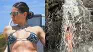 Mariana Goldfarb abusa da beleza ao ostentar barriga sequinha em dia de praia - Foto: Reprodução / Instagram