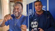 Mbappé homenageia Pelé ao lamentar a morte do craque - Foto: Reprodução / Instagram