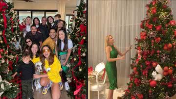Anitta e Ana Hickmann não economizaram na decoração de Natal para suas mansões - Foto: Reprodução / Instagram
