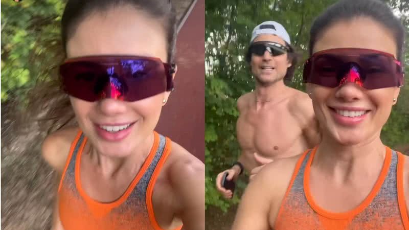 Paula Fernandes compartilha vídeo fitness com o namorado - Reprodução/Instagram