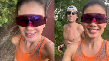 Paula Fernandes compartilha vídeo fitness com o namorado - Reprodução/Instagram