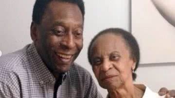 Pelé e a mãe, Dona Celeste - Foto: Reprodução / Instagram