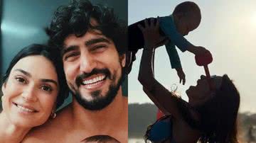 Renato Góes se derrete ao mostrar Thaila Ayala com o filho na praia - Reprodução/Instagram