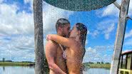 Virginia Fonseca e Zé Felipe protagonizam beijo na ducha - Reprodução/Instagram