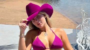 De fio-dental e chapéu de cowboy, Virginia Fonseca quase mostra demais - Foto: Reprodução / Instagram