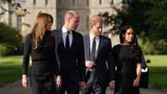 Príncipe William e Kate Middleton não teriam ficado contentes com série de Harry e Meghan - Foto: Getty Images