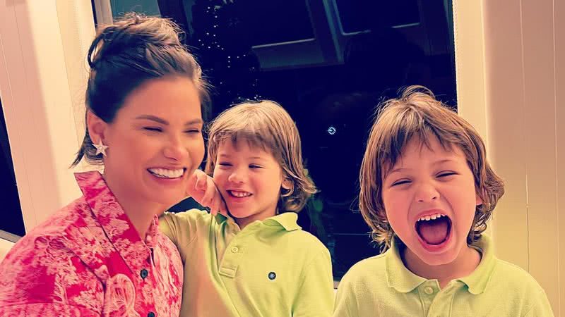 Andressa Suita posa com os filhos e arranca elogios dos seguidores - Reprodução/Instagram