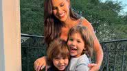 Andressa Suita e os filhos, Samuel e Gabriel - Reprodução/Instagram