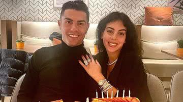 Ao lado da mulher, Cristiano Ronaldo comemora aniversário de 37 anos - Reprodução/Instagram