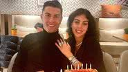 Ao lado da mulher, Cristiano Ronaldo comemora aniversário de 37 anos - Reprodução/Instagram